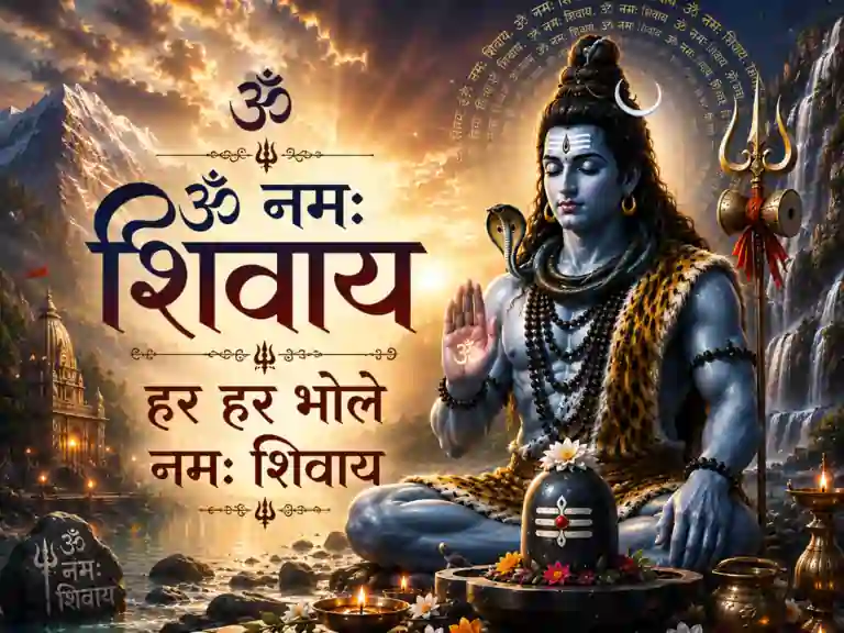 Om Namah Shivay Har Har Bhole Bhajan Lyrics Hindi - ओम नमः शिवाय भजन