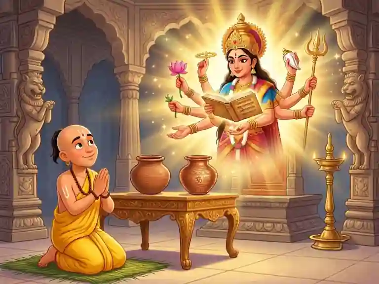 तेनाली रामा और देवी का वरदान - Hindi Bedtime Stories