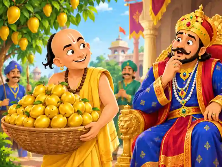 तेनाली रामा और सोने के आम - Tenali rama Famous Hindi Story