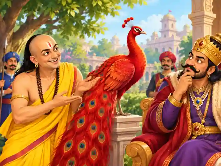 तेनाली रामा और लाल मोर - Hindi Moral Kahaniya